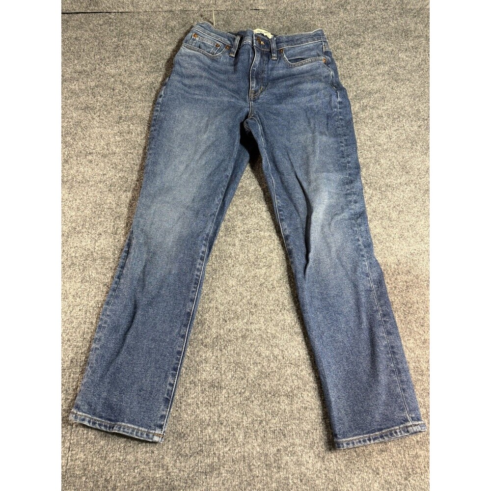 Madewell High‑Rise Slim Boyfriend Jeans – Women’s 27P, Light Wash